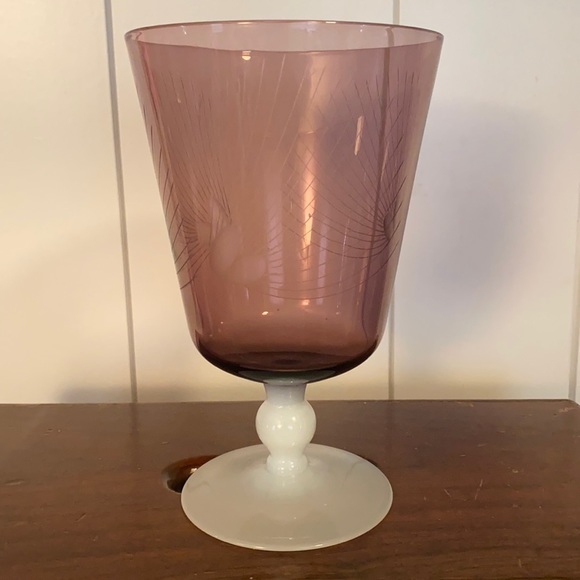 Other - Etched Amethyst Vase